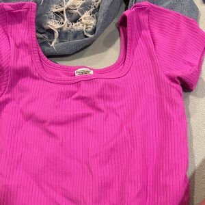 Victoria's Secret Pink Ribbed Top